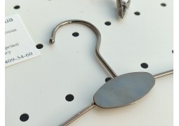 Плечики-вішалка для білизни (чорний хром с прищіпками)